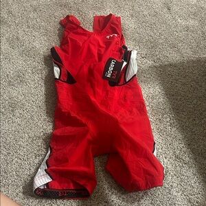 TYR Women's Red Carbon Swimsuit
